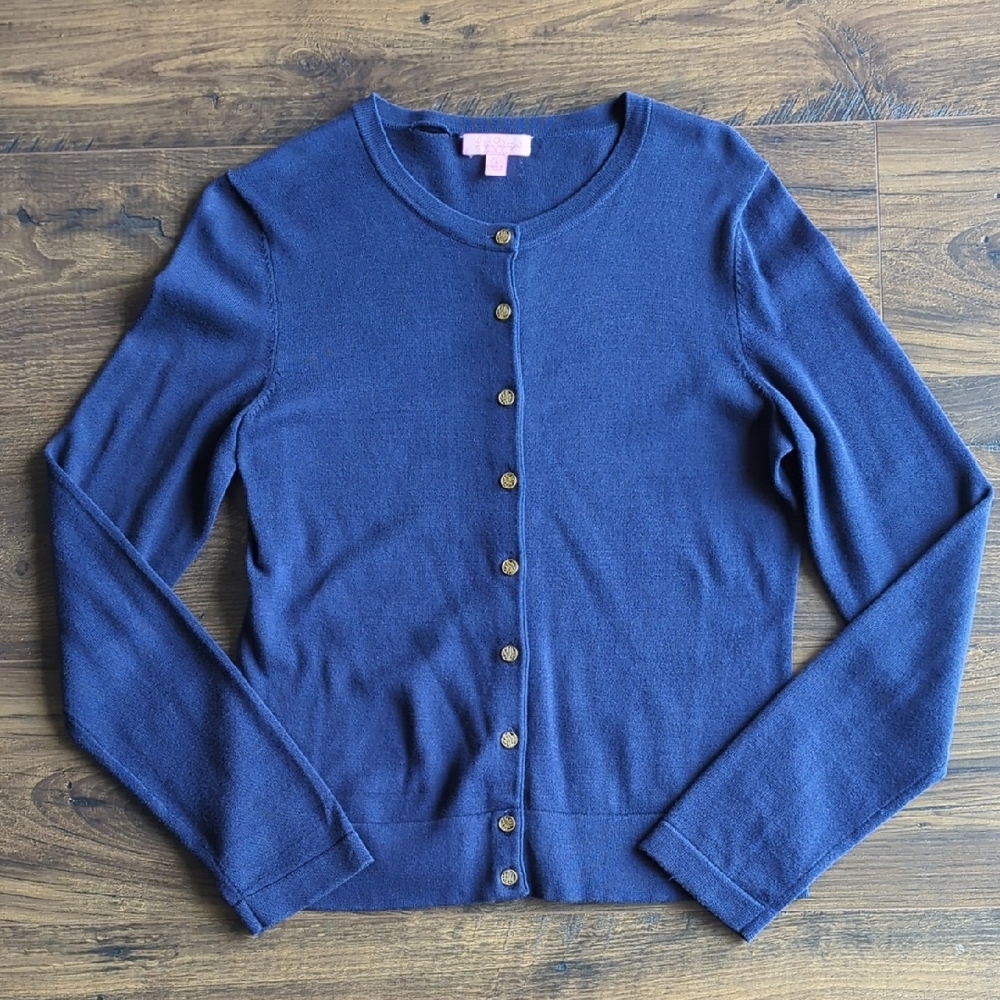 Lilly Pulitzer Blue Cardigan Sweater